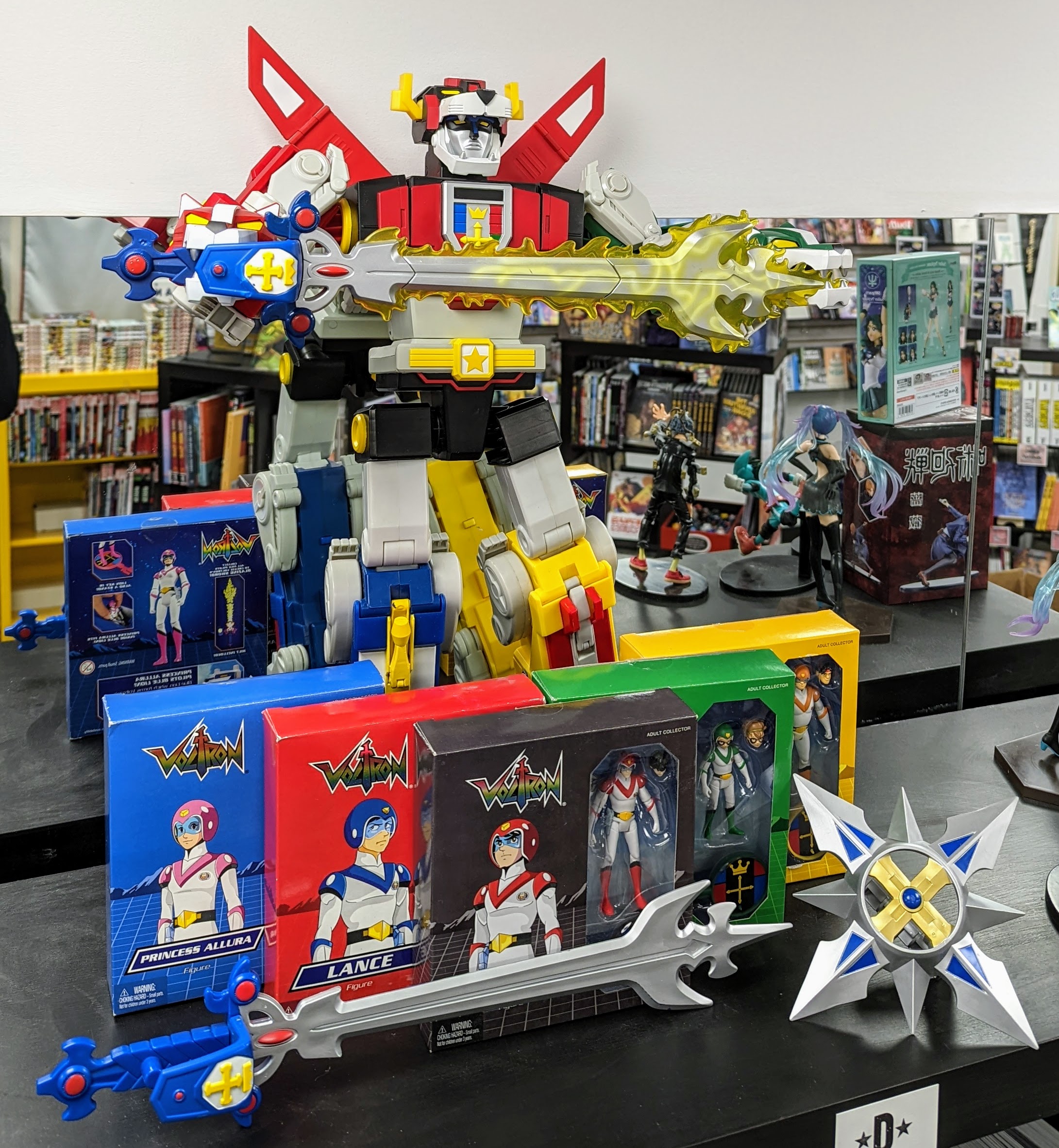 24” Voltron - 5 Lions & 5 Pilots Set